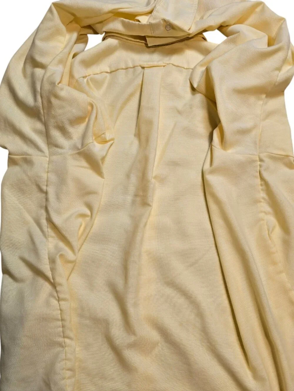 Vintage 1960’s Men’s Elderado Long Sleeve Yellow Button Down XXL